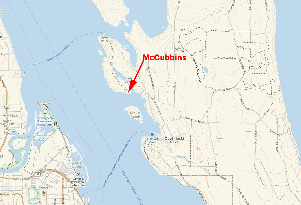 House on Quathiaski Cove